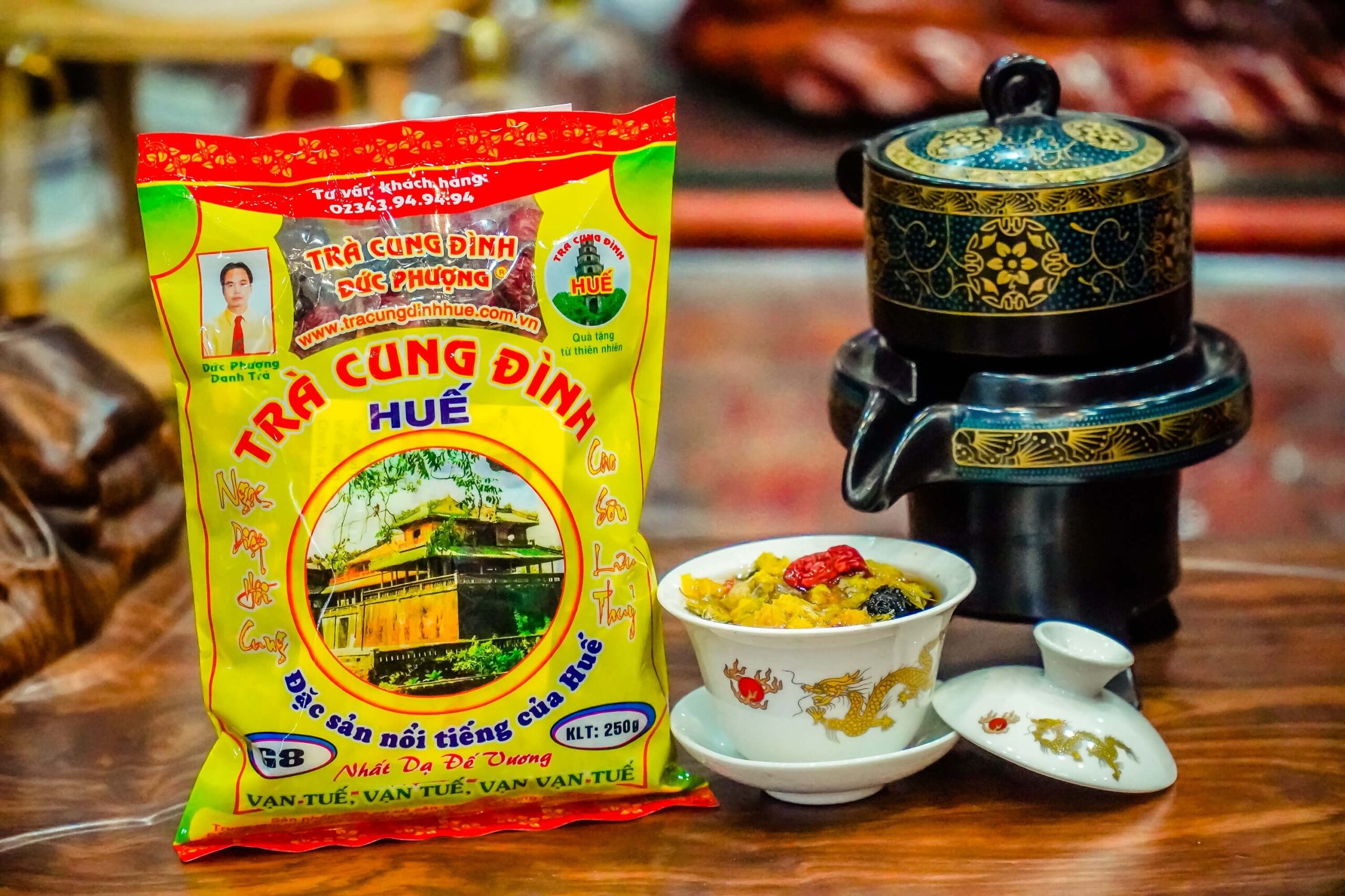 GÓI TRÀ CUNG ĐÌNH ĐỨC PHƯỢNG G10 CHỨA ĐỦ THẢO DƯỢC BỒI BỔ SỨC KHỎE